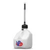 4173-CA White Square 3 Gallon Motorsport Container W/ Deluxe Hose