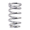 Chrome Tapered Coil-Over Springs Length: 10" - image 1