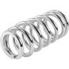 Chrome Tapered Coil-Over Springs Length: 10" - image 2