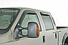 In-Channel Wind Deflectors 1999-2016 F250/F350 Super Duty Pickup - image 1