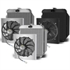 Direct-Fit Satin Aluminum Radiator with Single Fan and Shroud [1953-1956 Ford Truck] - image 1
