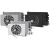 Direct-Fit Polished Aluminum Radiator with Single Fan and Satin Shroud [1967-1969 Chevy Camaro] - image 1