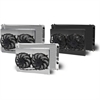 Direct-Fit LS Swap Satin Aluminum Radiator w/Dual Fans & Shroud [1970-1981 Chevy Camaro, Nova & Buick Apollo] - image 1