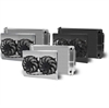 Direct-Fit LS Swap Satin Aluminum Radiator with Dual Fans and Shroud [1962-1967 Chevy II/Nova] - image 1