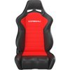 25507PR LG1 Reclining Seats, Standard [Black Vinyl/Red Cloth] - image 2