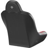 26470 Baja JP Fixed-Back Suspension Seat, Standard [Black Vinyl/Red HD Vinyl] - image 3