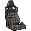 55022PR RRX Reclining Seats [Black Vinyl/Red Plaid] - image 1