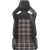 55022PR RRX Reclining Seats [Black Vinyl/Red Plaid] - image 2