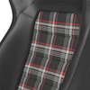 55022PR RRX Reclining Seats [Black Vinyl/Red Plaid] - image 4