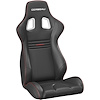 64901F Evolution X Fixed-Back Racing Seat [Black/Carbon Vinyl Red Stitch] - image 1