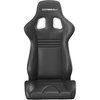 64901FB Evolution X Fixed-Back Racing Seat [Black/Carbon Vinyl Black Stitch] - image 2