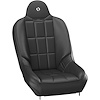 65401 Baja SS Fixed-Back Suspension Seat [Black Vinyl] - image 1