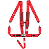 LL53007B 3 in. Harness Belt, 5-Point, Latch & Link, Bolt-In [Red] - image 1