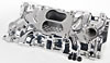 Street Warrior Aluminum Intake Manifold Small Block Chevy 262-400 with 1987-Up Aluminum Heads - image 1