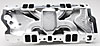 Speed Warrior Intake Manifold 1955-86 Chevy 262-400 - image 3