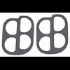 Hi-Ram Tunnel Ram Intake Manifold Gasket Top Plate to Base - image 2