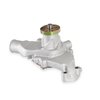 Action +Plus Aluminum Water Pump for 1969-1996 Chevy Small Block Short [Twisted Snout, Satin] - image 3