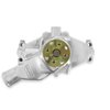 Action +Plus Aluminum Water Pump for 1969-1996 Chevy Small Block Short [Twisted Snout, Polished] - image 3