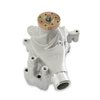Action +Plus Aluminum Water Pump for 1969-1996 Chevy Small Block Long [Twisted Snout, Satin] - image 2