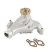 Action +Plus Aluminum Water Pump for 1969-1996 Chevy Small Block Long [Twisted Snout, Satin] - image 3