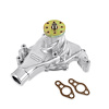 9240P Action +Plus Aluminum Water Pump for Small Block Chevy, Long [Polished Finish] - image 1