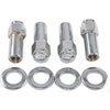 Chrome Mag Shank Lug Nuts 1/2" x 20 RH Closed End - image 2