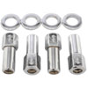 Chrome Mag Shank Lug Nuts 7/16" x 20 RH Open End - image 3