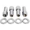 601-1426 Chrome Mag Shank Lug Nuts, 1/2" x 20 RH Open End - image 2