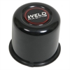 Push-Through Center Cap 3.540 in. OD x 3.2 in. Tall for Most 5-Lug and 6-Lug Wheels [Black] - image 1