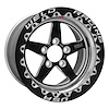 15X9.33 S71 Blk Ctr 5X4.5 5.5BS 9mm O/S Med SBL-Ultra Lite-Black-Mickey Thompson - image 1