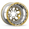 Alpha-1 Gold Finish Double Beadlock Wheel 5 Lug 5" RS - image 1