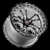 70HB7100N72SBL-BLACK Street RT-S Series S70 Beadlock Wheel [Size: 17"x10"] Black Center w/Polished Shell Finish - image 3