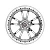 70HP7110B77SBL-BLACK Street RT-S Series S70 Beadlock Wheel [Size: 17"x11"] Polished Center w/Polished Shell Finish - image 2