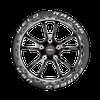 70HB7110W62SBL-BLACK Street RT-S Series S70 Beadlock Wheel [Size: 17"x11"] Black Center w/Polished Shell Finish - image 2