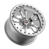 70MP7100B58SBL-BLACK Street RT-S Series S70 Beadlock Rear Wheel [Size: 17"x10"] Polished Center w/Polished Shell Finish - image 3