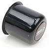 Push-Through Center Cap 5-Lug 3.16 in. OD x 3.20 in. Tall for DFS Series Wheels [Black] - image 3