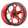 W134  Ledge Wheel Size: 17 X 9" Bolt Pattern: 5x127 [Candy Red/Gloss Black Ring] - image 1