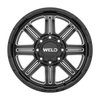 W143  Chasm Wheel Size: 20 X 10" Bolt Pattern: 6x135 [Gloss Black Milled] - image 2