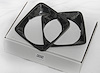 MSD-C10-HBZ2 Carbon Fiber Headlight Bezels 1969-1972 Chevy C10 Truck, Carbon Fiber Over Fiberglass [High Gloss Clear] - image 1