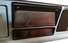 SQ2138431 Blank Slate Radio & A/C Bezel Pack 1967-1972 Ford F-100, Carbon Fiber [Low Gloss Satin Clear] - image 4