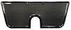 SQ5268913 Blank Slate Gauge Cluster Bezel 1967-1972 GM C10 Truck, Carbon Fiber [High Gloss Clear] - image 1