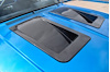 SQ8730625 Heat Extractor Inserts 1973-1987 GM C10 Truck, Carbon Fiber [High Gloss Clear] - image 1