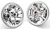 Tri-Bar 7" Round Headlights Center Dot: Black - image 1