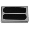Brake or Clutch Pad With 2 Rubber Inserts