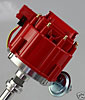 60,000 VOLT HEI DISTRIBUTOR RED CAP W/ BLACK COIL COVER - image 1