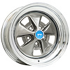 15x8 Cougar 5x5.5 Chrome Silver 4.5 BS - image 1