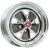 55-Series Chrome/Charcoal Steel Rallye Wheel Size: 14 in. x 6 in. - image 1