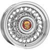 74-560503 74-Series Cadillac Wire Wheel [Size: 15"x 6''] Chrome Finish - image 2