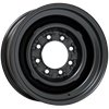 OE 8-Lug Style Steel Wheel, 16" x 10" [Black Powder Coat Finish]