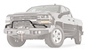 Ascent Baja Pre-Runner Grille Guard for 2016-2018 Chevy Silverado 1500 - image 1